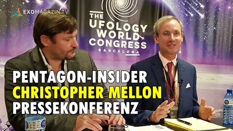 UFO-Pressekonferenz mit Geheimdienst-Insider Christopher Mellon (Ufology World Congress 2022)