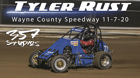 On car with Tyler Rust at Wayne County Speedway from 11720