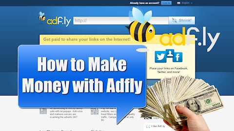 Make $100 PER DAY - How to make money online with Adfly - Adfly Tutorial - adf.ly