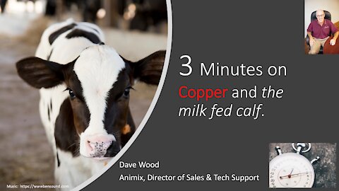 3 Minutes on Copper and the Milk Fed Calf