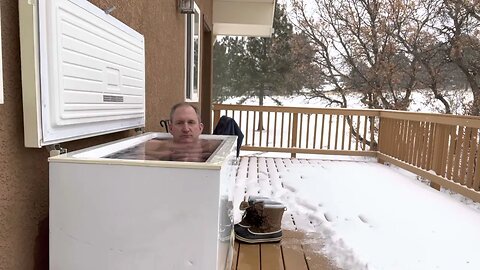 Nice day or Ice day, same Cold Plunge! 🥶❄️💎🥶