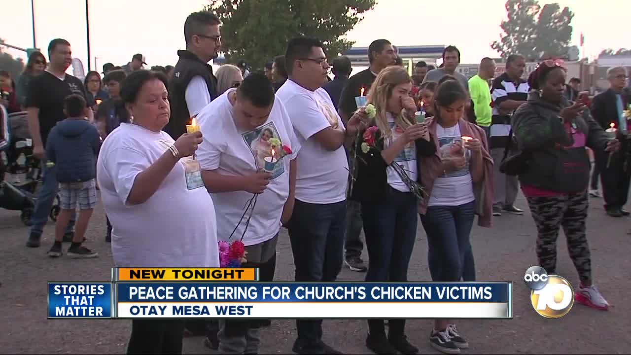 Peace gathering for victims of Church's Chicken shooting