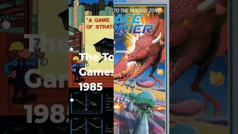 Top 10 Games of 1985 | Number 5: Space Harrier #shorts