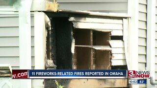 11 fireworks-related fires reported in Omaha