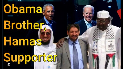 Obama's Half Brother Wearing Hamas Kaffiyeh "Jerusalem for us we are coming"