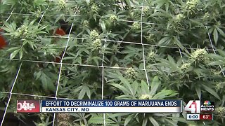 KCMO effort to decriminalize certain amounts of marijuana ends without deal