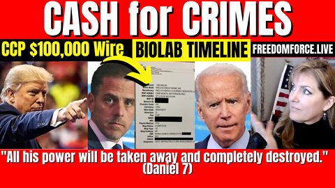 Biden Crime Family Bombshell by Grassley - CCP & Biolabs Daniel 7 3-30-22