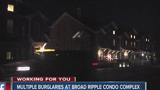 Multiple burglaries reported in Broad Ripple neighborhood