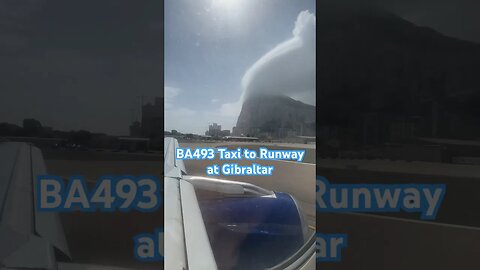 Taxi to the Runway at Gibraltar