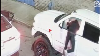 Thief gets INSANT karma when he tries to break into genius man's truck