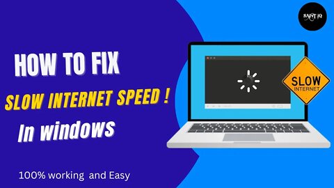 How To Fix Slow Internet speed in Windows , Make your Internet faster Easily and 100% working !