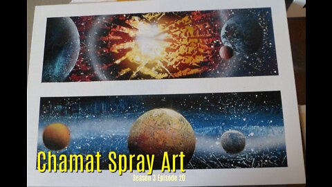 Split Screen Galaxies - Chamat Spray Art (S03 EP20)
