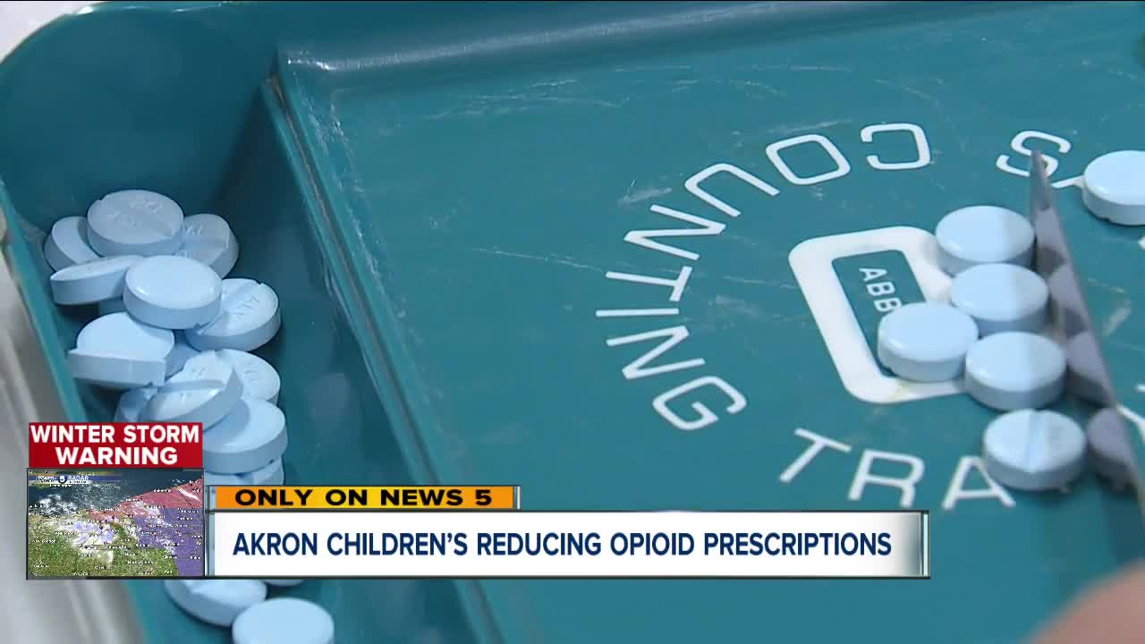 Akron Children's Hospital surgeons reducing narcotic prescriptions due to opioid crisis