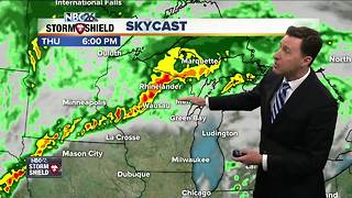 Michael Fish's NBC26 Storm Shield weather forecast