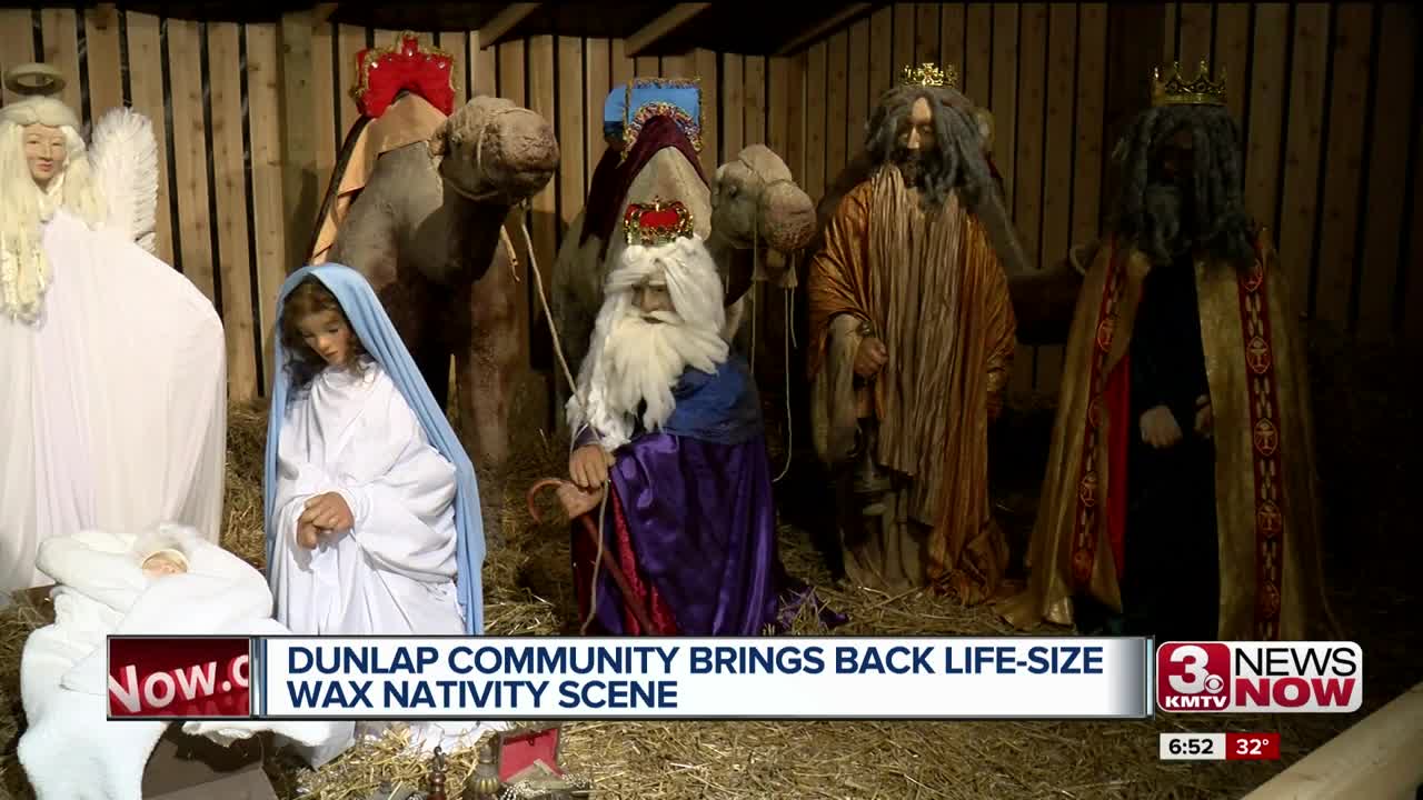 Community Brings Back Life-Size Wax Nativity Scene