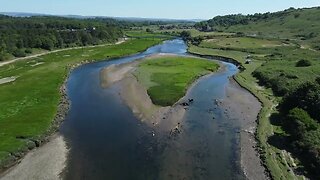 Drone: River Ogmore / Ogmore Castle / Merthyr Mawr/ Stunning Footage