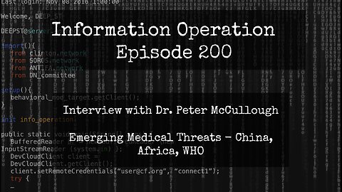 IO Episode 200 - Dr Peter McCullough On Emerging medical Threats 12/2/23