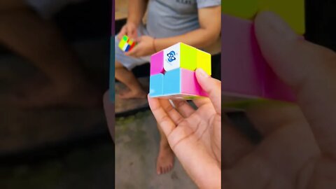 2x2 rubik's cube solved in 1 sec challenge 2022😱#shorts #cube #viral #trending #youtubeshorts #trend