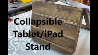 Collapsible Tablet/iPad Stand