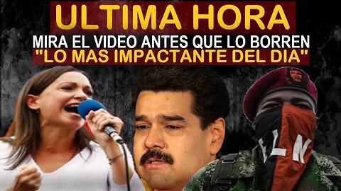🔴SUCEDIO HOY! URGENTE HACE UNAS HORAS! LO MAS IMPACTANTE DE HOY DOMINGO - NOTICIAS VENEZUELA HOY