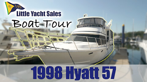 1998 Hyatt 57 Motor Yacht [BOAT TOUR] - Little Yacht Sales
