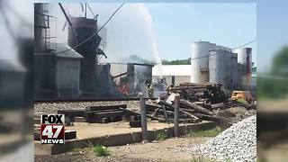 Residents react to silo fire