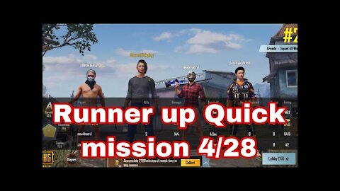 Runner up Quick mission 4_28