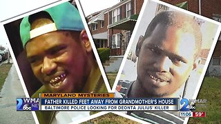 Father killed in northeast Baltimore feet from grandmother's front yard