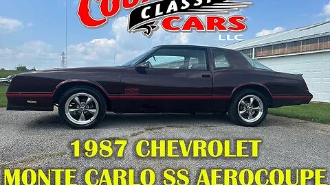 1987 Chevrolet Monte Carlo AeroCoupe