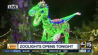 Zoo Lights opens at Phoenix Zoo Wednesday night