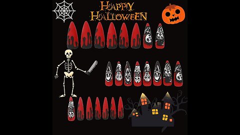 Red & Black Halloween Horror Design,