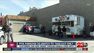 Pita Paradise moving to take-out only