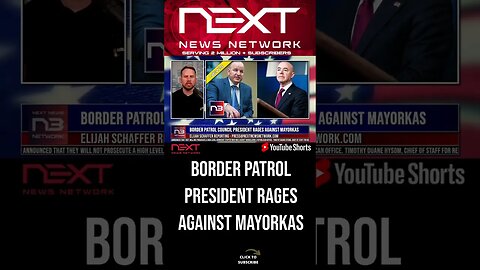 Border Patrol Council President Rages Against Mayorkas #shorts