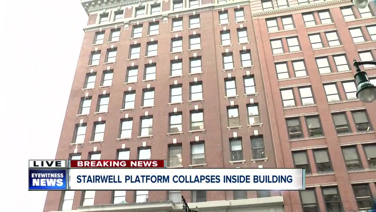 One injured when platform collapses in Buffalo building