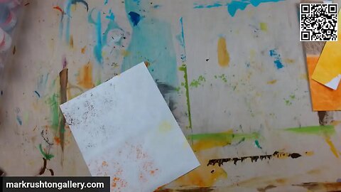 Live abstract art Painting with Mark Rushton and a tech rant