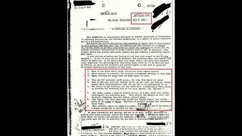 1947 CIA Document on UFOs