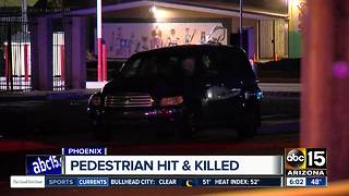 Woman hit, killed while crossing Phoenix street overnight