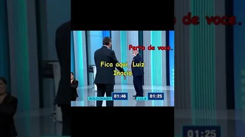 "FICA AQUI LULA!" Bolsonaro e Lula trocam farpas #shorts