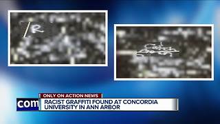 Racist graffiti found at Concordia University in Ann Arbor