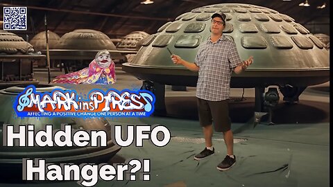 Reporter Sneaks Into Classified UFO Hanger!!