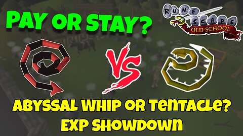 Pay or Stay #38 | Abyssal Whip vs Abyssal Tentacle | OSRS NMZ