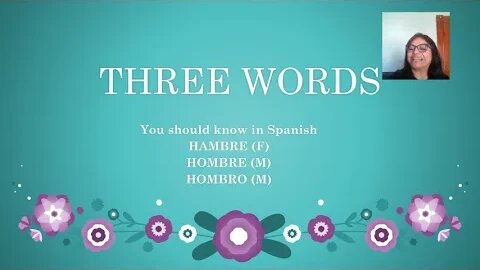 Three words: el hambre, el hombre, and el hombro. Why do you use masculine articles?