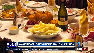 Avoiding calories during holiday parties