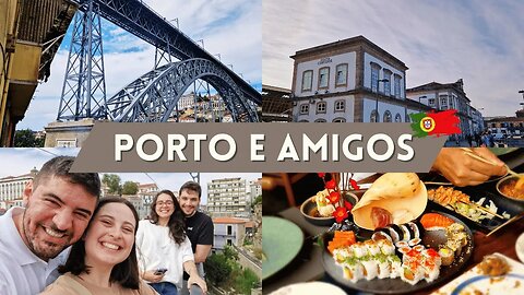 Viajando de trem pro Porto | Reencontrando os amigos | Um vlog tranquilinho ✨