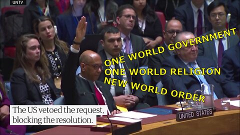 The OWG, OWR, NWO Cabal Has Ordered the US Govt to Veto Palestine's Request for Full UN Membership
