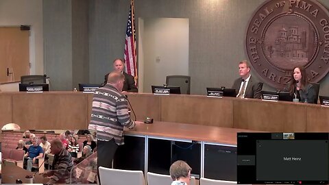 BRAVE Citizen Speaks out AGAINST Pima County Board of Supervisors - Part 9
