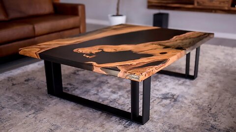 How I Built This $10000 Epoxy Coffee Table (uncut)
