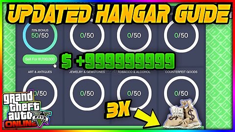 *NEW UPDATED 2022* GTA 5 Online Hangar Business Money Guide (3X More Money)