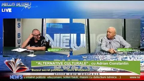 LIVE - TV NEWS BUZAU - "ALTERNATIVE CULTURALE", cu Adrian Constantin. "Buzaul secret postbelic" -…