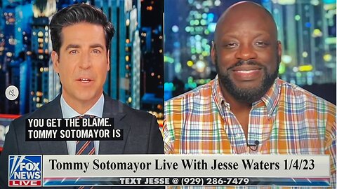 Tommy Sotomayor Speaking On His Appearance In The A Block With Jesse Waters On Fox News! Diversity!